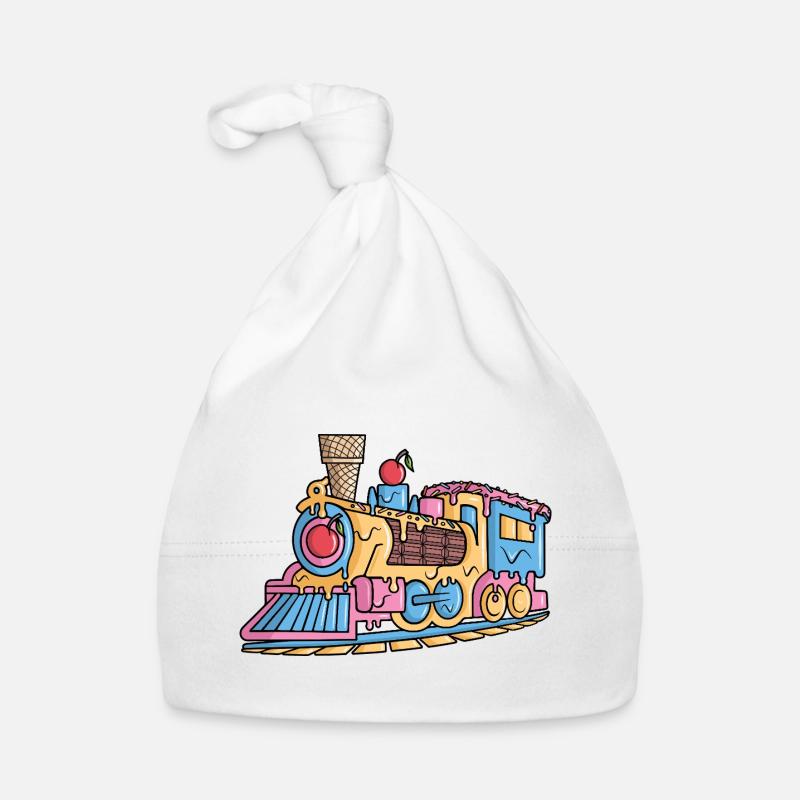 Dampflok Eiscreme Modelleisenbahn Eisenbahn Bonnet bio Bébé