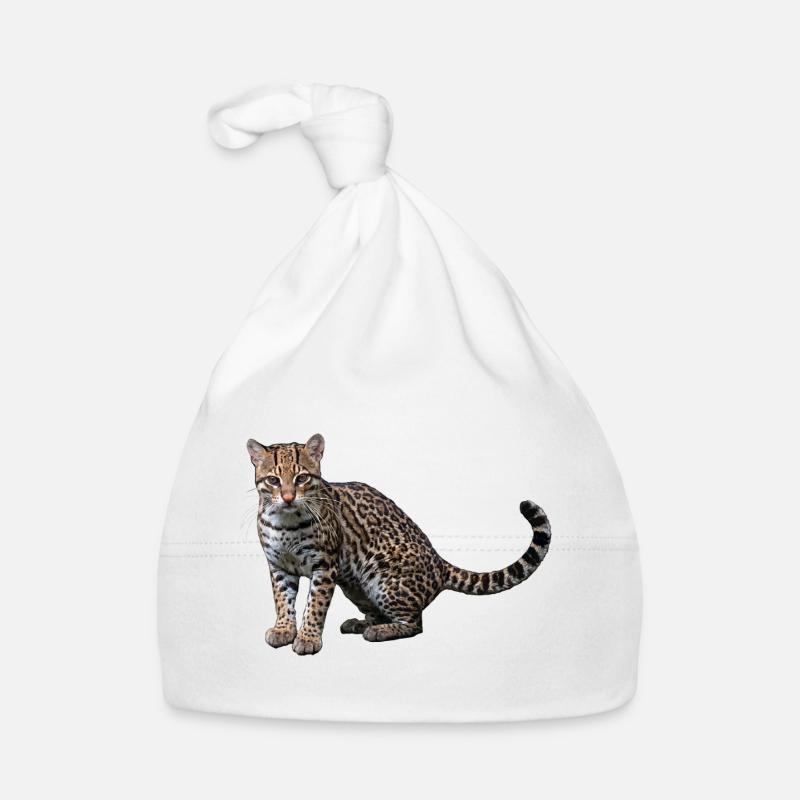 Künstlerischer Leopard Baby Bio-Mütze