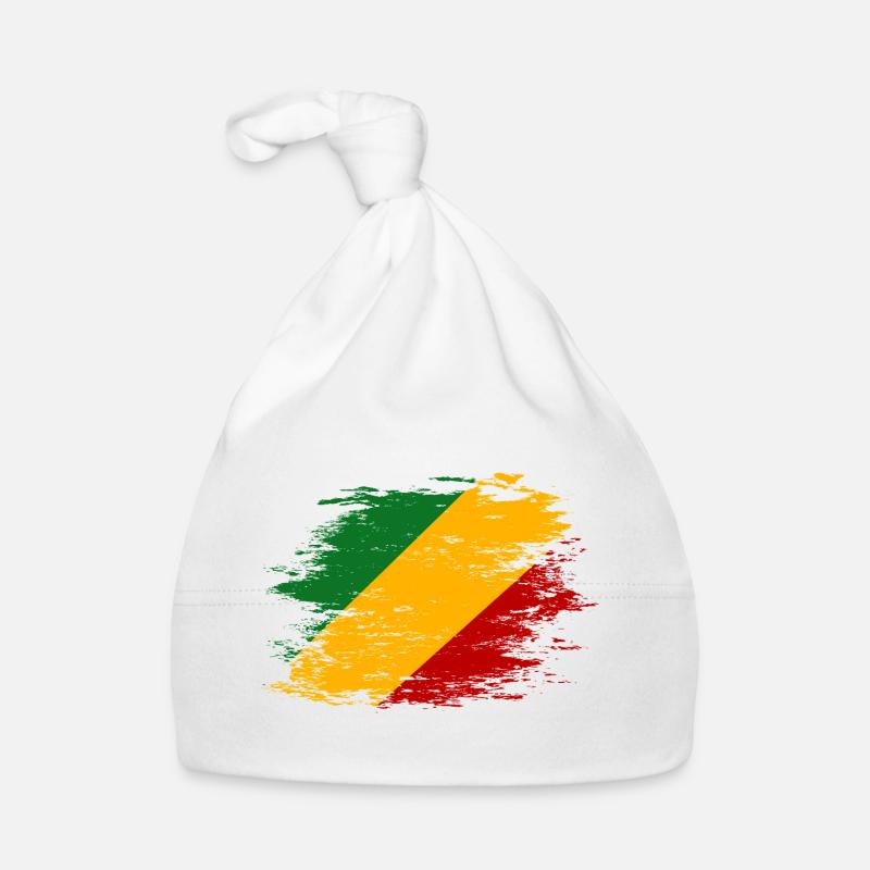 Kongo_Flagge_used Bonnet bio Bébé