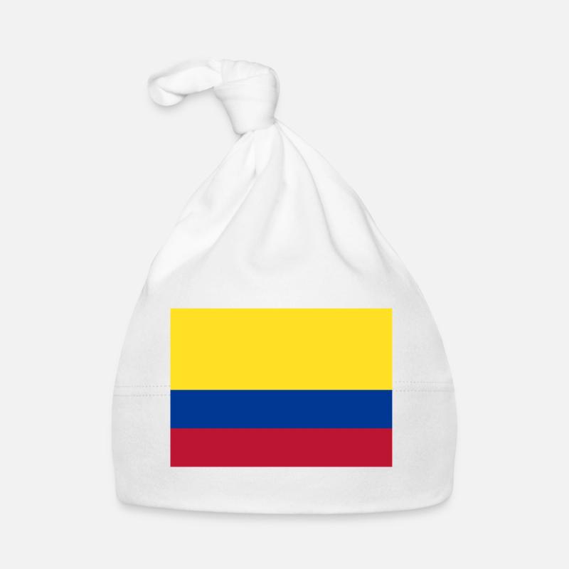 Drapeau de la Colombie Bonnet bio Bébé