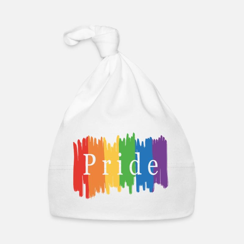 Regenbogenfahne Pride Month Baby Bio-Mütze