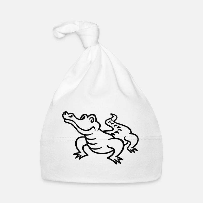 Krokodil Baby Bio-Mütze