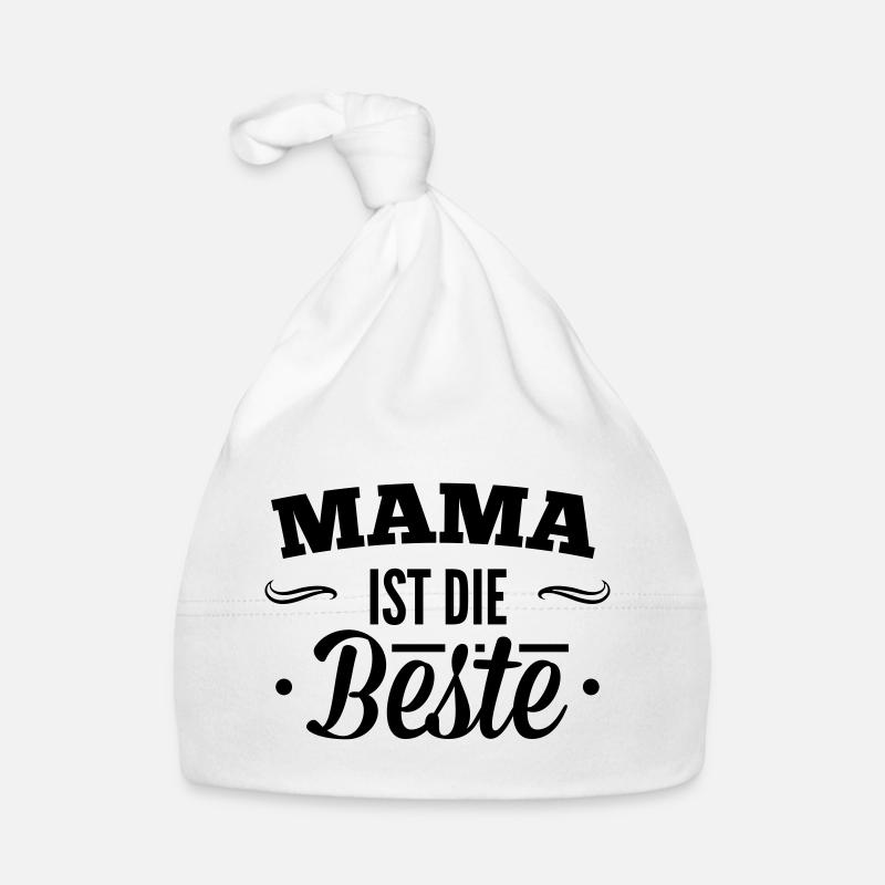 Mama ist der beste Baby Bio-Mütze