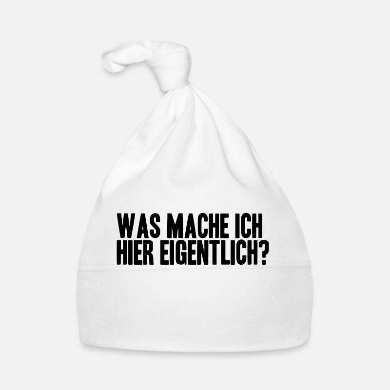 WAS MACHE ICH HIER EIGENTLICH? Baby Bio-Mütze