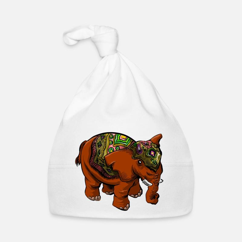 Elefant Baby Bio-Mütze