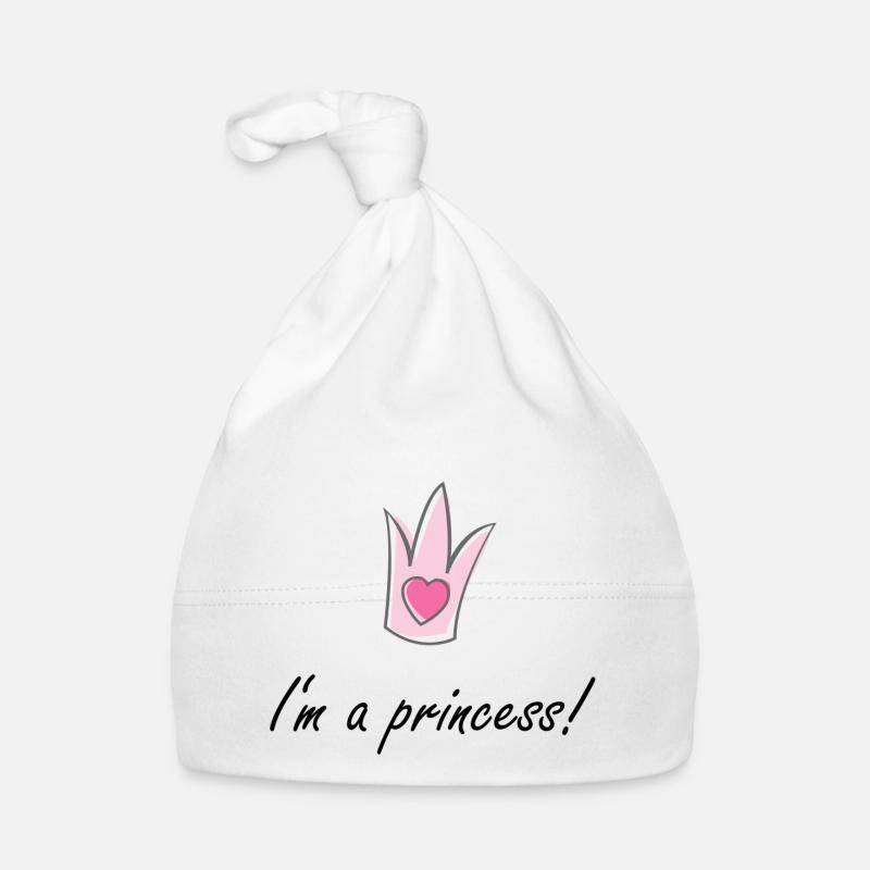 Je suis une princesse! Bonnet bio Bébé