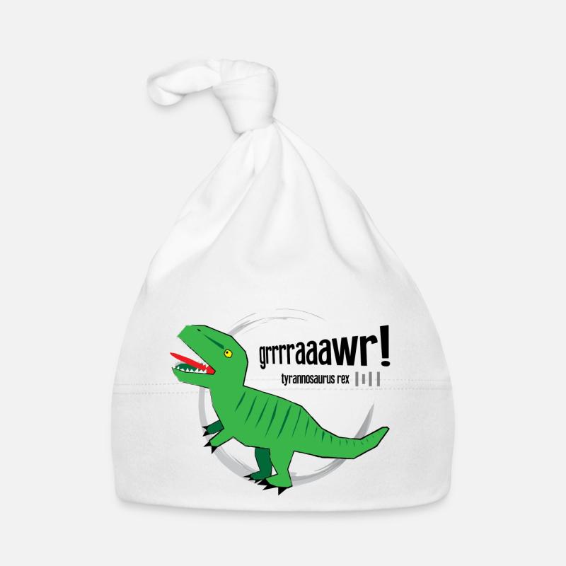 // Dinosaurs T-rex Organic Baby Cap
