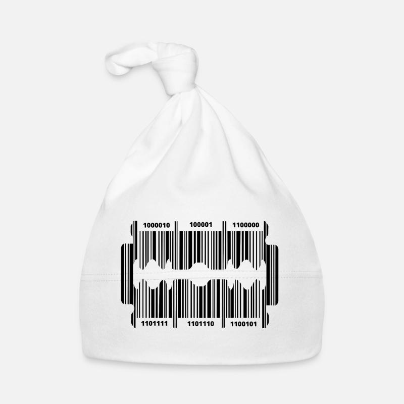 Razor blade with secret code Organic Baby Cap