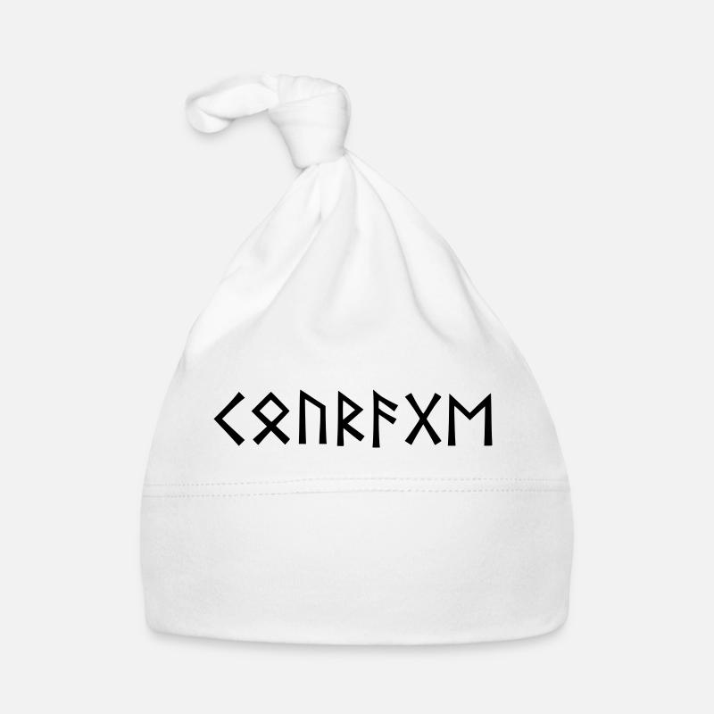 Courage - Wikinger Runen Baby Bio-Mütze