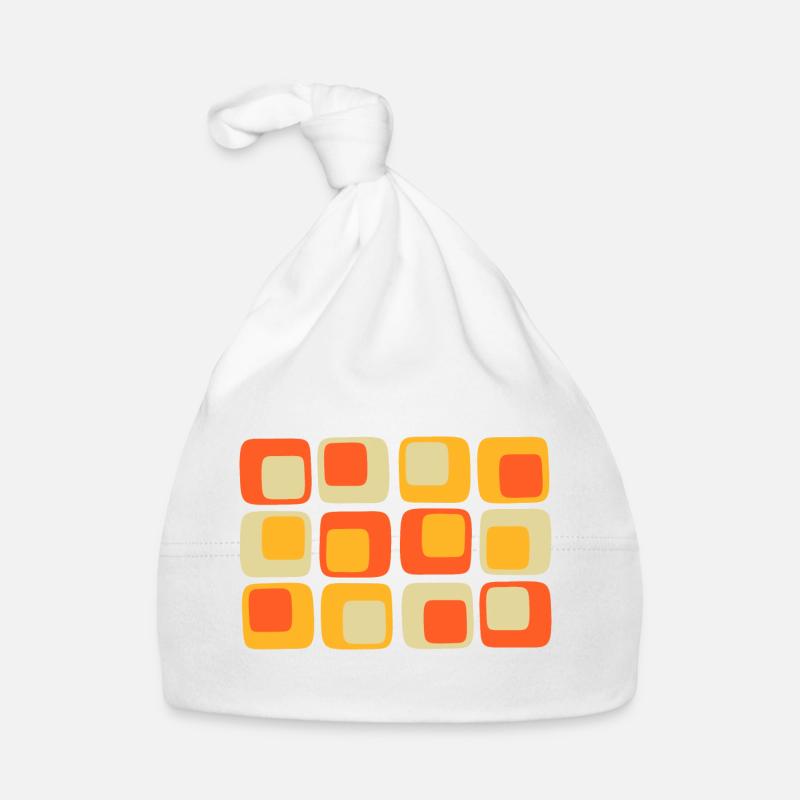 70s Pattern Organic Baby Cap