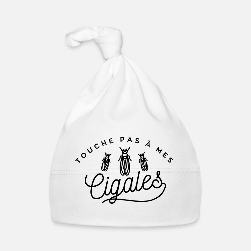 Don't touch my cicadas Organic Baby Cap