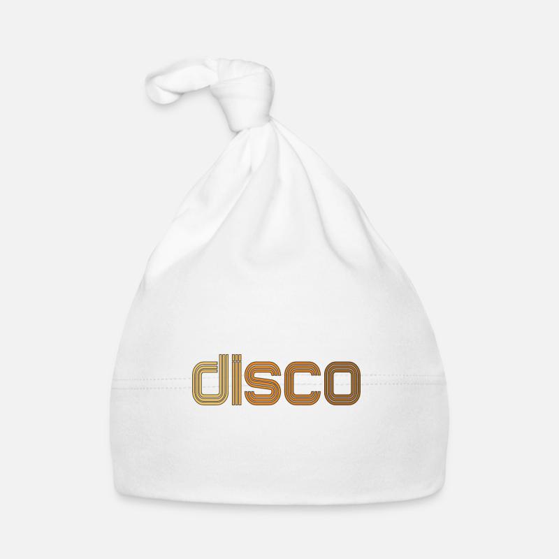 Disco Neon Line Logo Bonnet bio Bébé