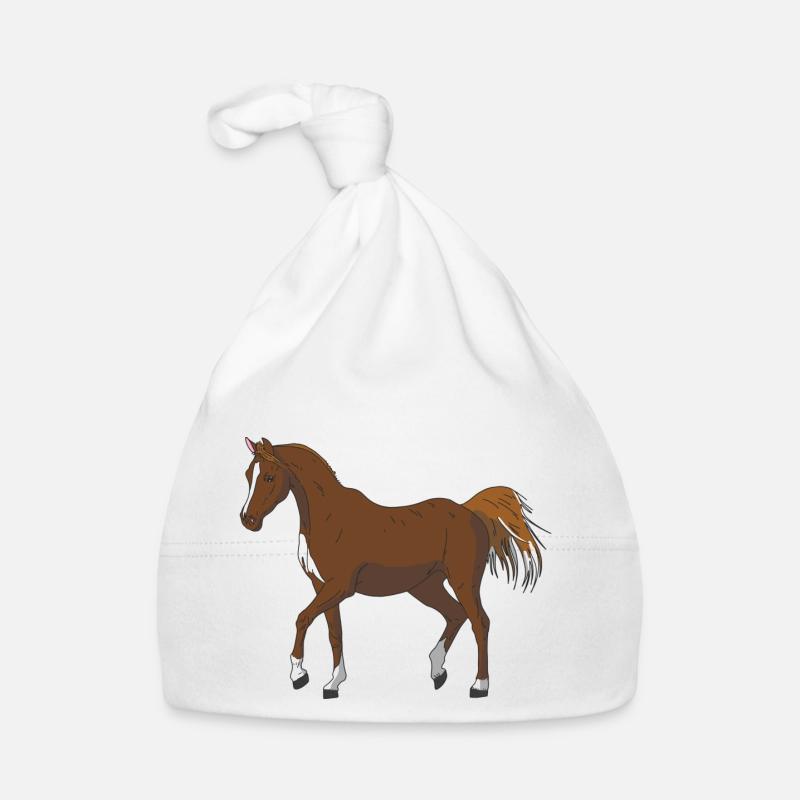 Pferd Baby Bio-Mütze