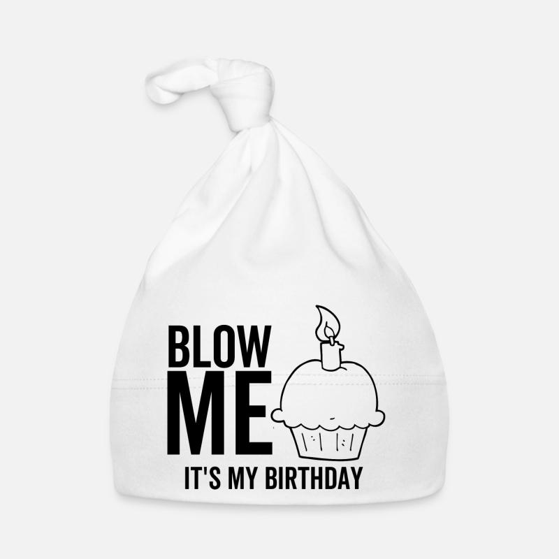 Soufflez-moi c’est mon anniversaire Bonnet bio Bébé