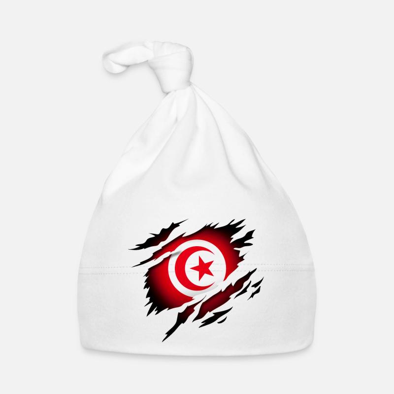La Tunisie dans l’âme Bonnet bio Bébé