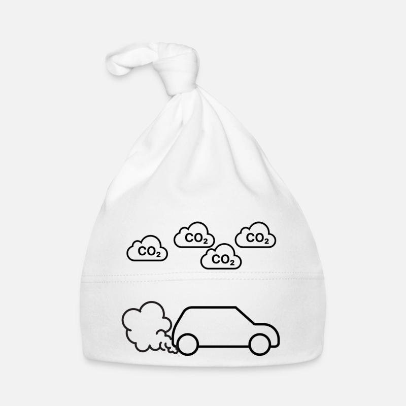 Conception des émissions de CO2 Bonnet bio Bébé