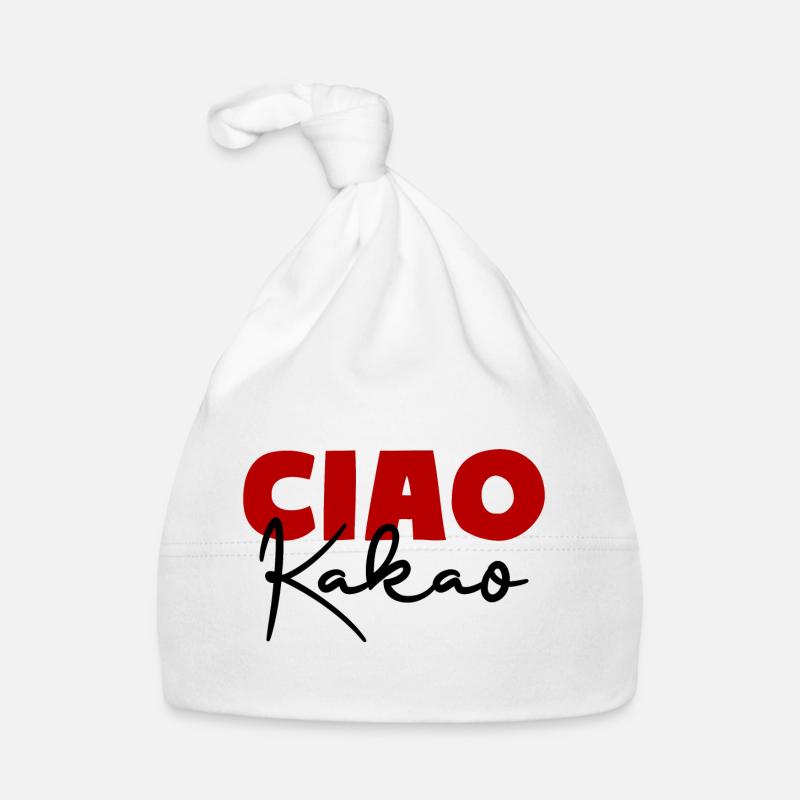 Ciao Kakao Tschüss Tschau Bye Baby Bio-Mütze