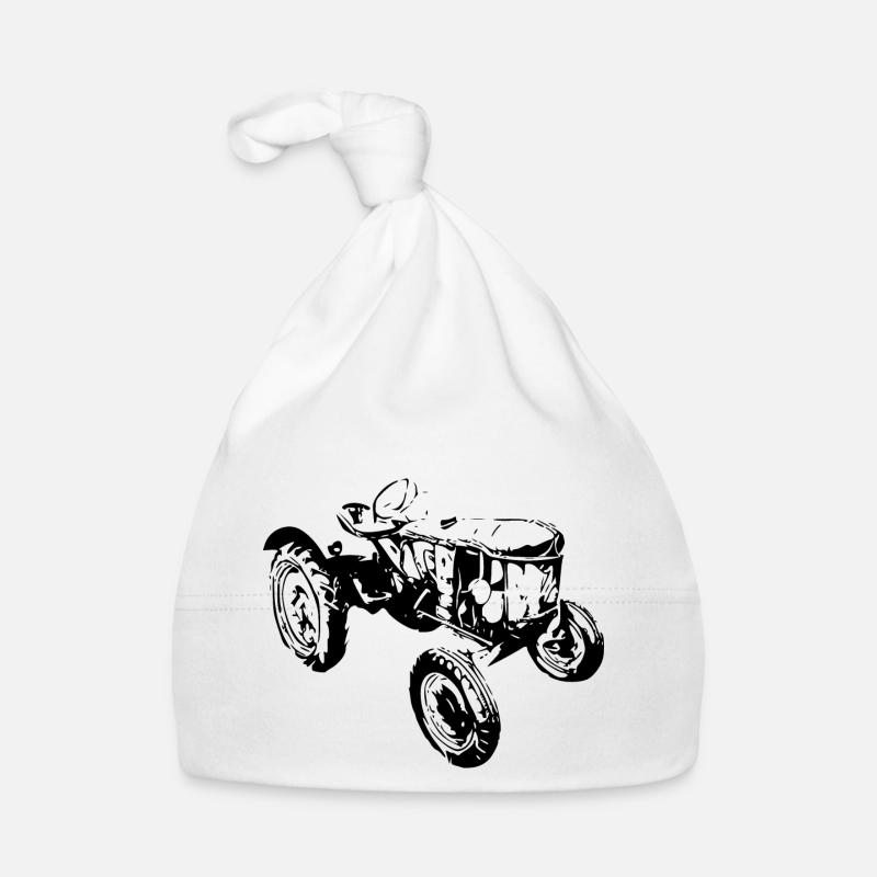 Traktor Baby Bio-Mütze