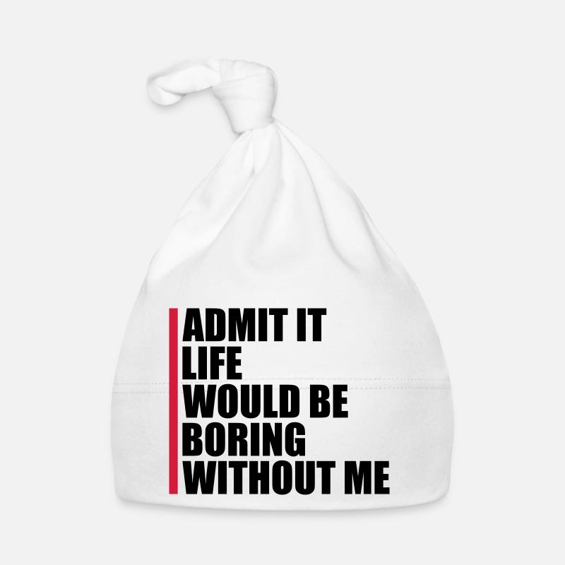 vie ennuyeuse sans moi Bonnet bio Bébé