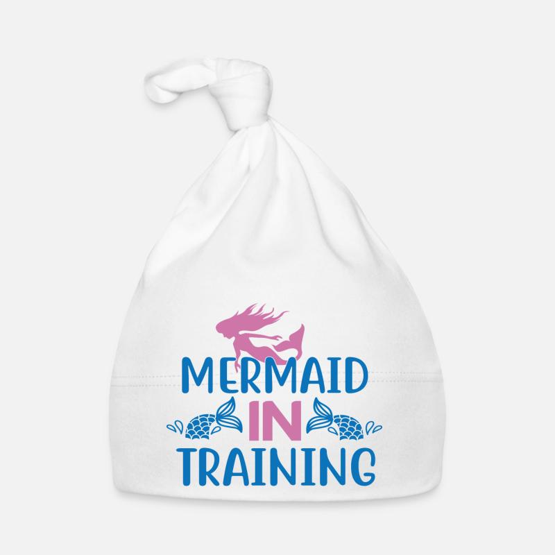 Mermaid In Training Organic Baby Cap