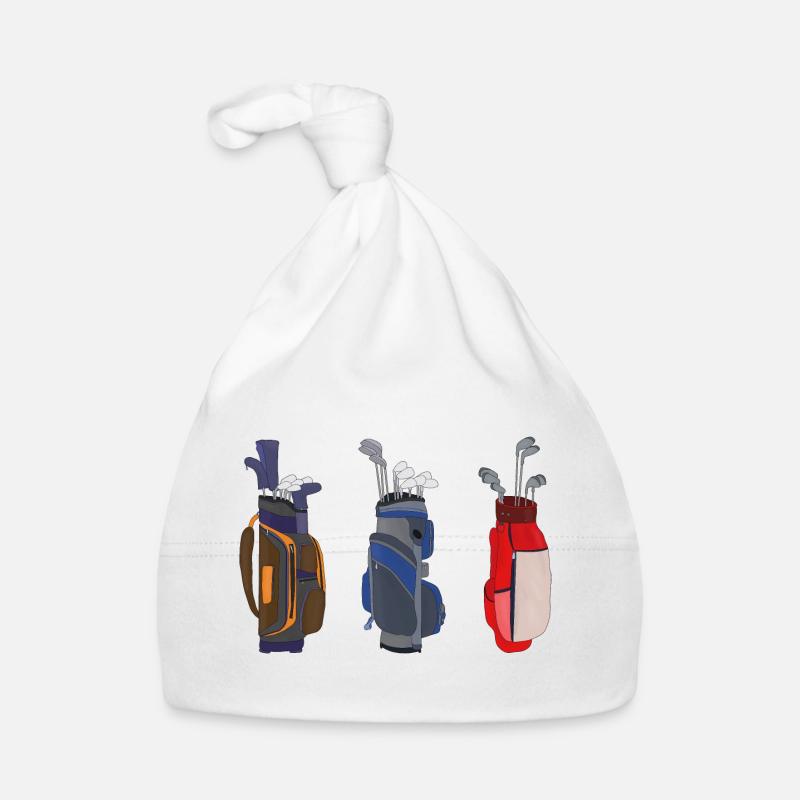 Sacs de golf géniaux - Bonnet bio Bébé - blanc