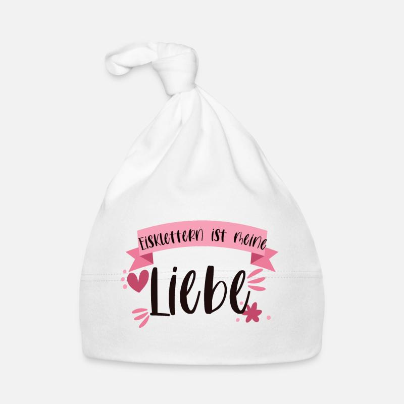 Eisklettern Klettern Eispickel Winter Eis Geschenk Baby Bio-Mütze