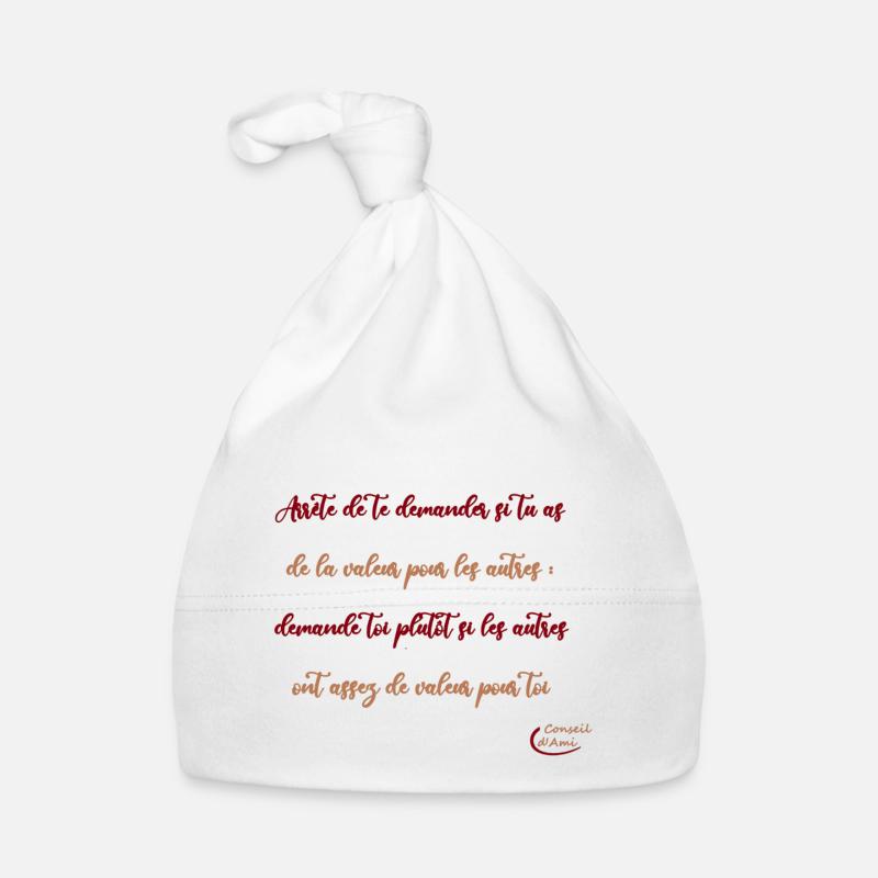 08 - Question de valeurs Bonnet bio Bébé