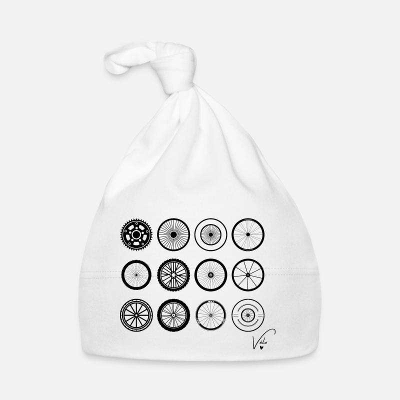 bicycle wheels Organic Baby Cap