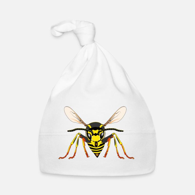 Wasp from the front Organic Baby Cap