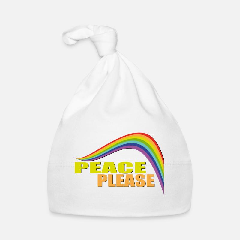PAIX S’IL VOUS PLAÎT avec Rainbow Bonnet bio Bébé