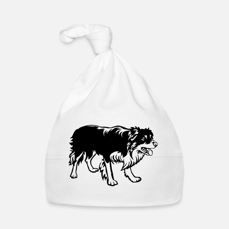 Border Collie Organic Baby Cap