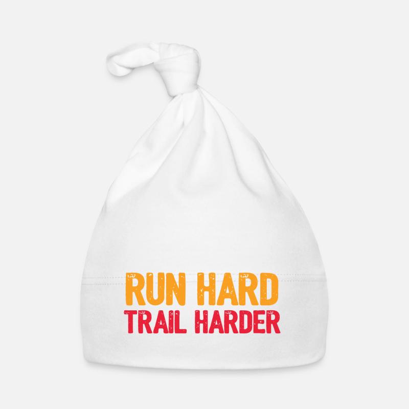 Courez fort. Trail plus difficile. Bonnet bio Bébé