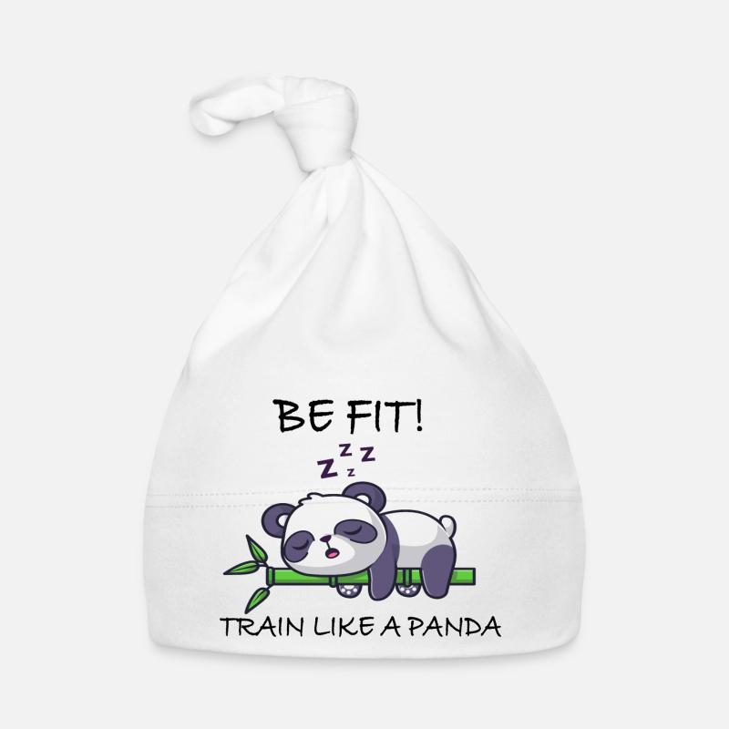 Soyez en forme comme un panda Bonnet bio Bébé