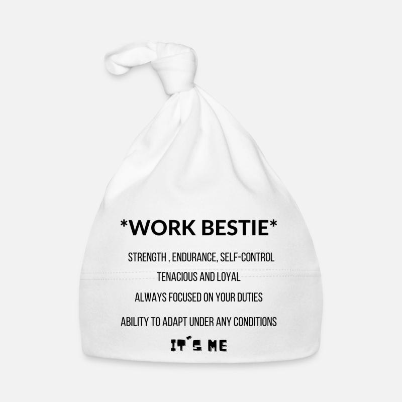 Work Bestie c’est moi Bonnet bio Bébé