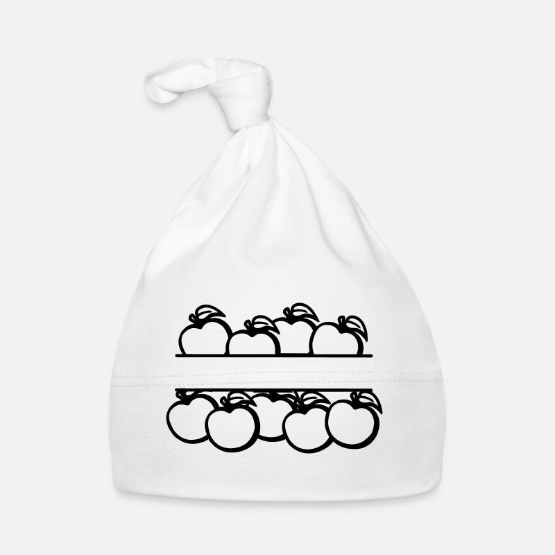 Apples banner transparent Organic Baby Cap