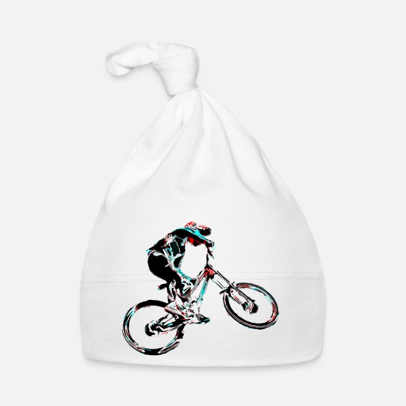 Downhill-Mountainbiken Baby Bio-Mütze