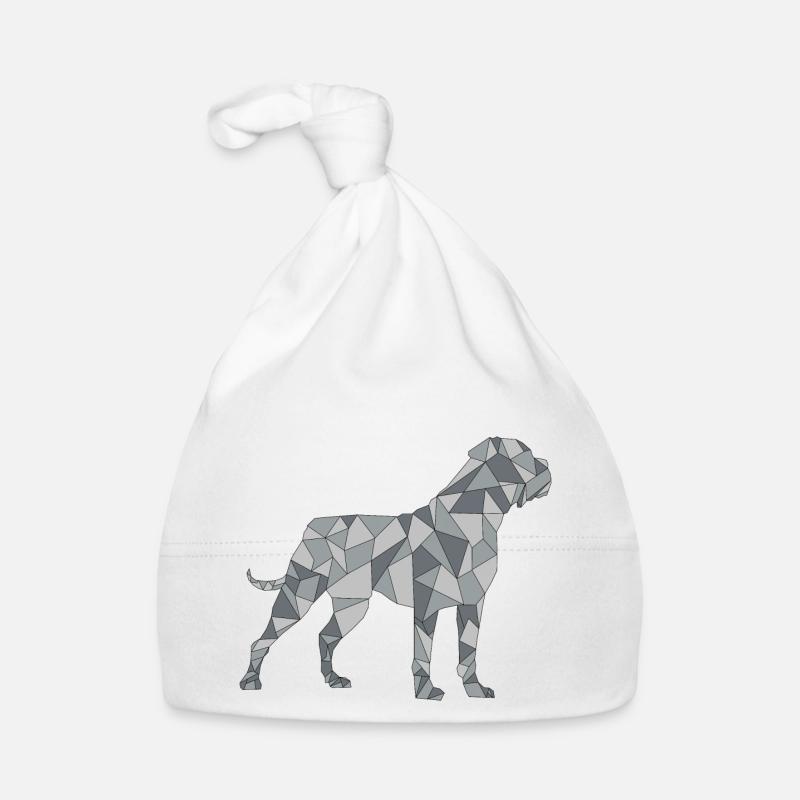 CANE CORSO géométrique Bonnet bio Bébé