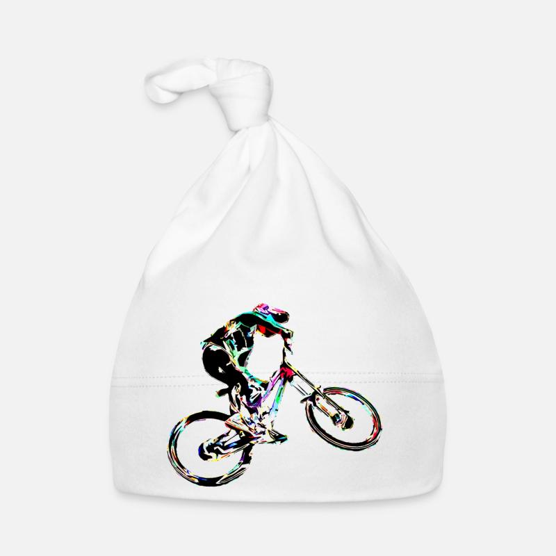 Downhill-Mountainbiken Baby Bio-Mütze