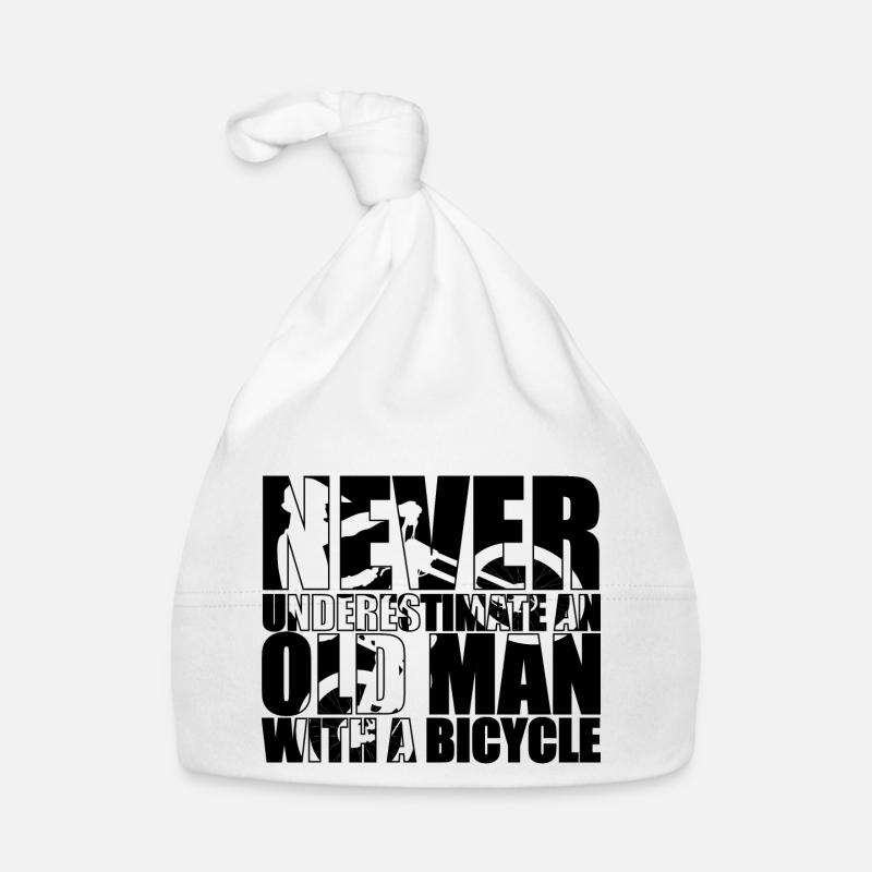 Drôle de dicton de bicyclette Bonnet bio Bébé