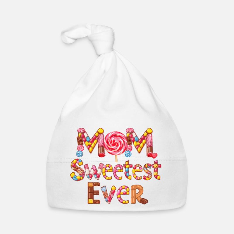 MAMAN LA PLUS DOUCE DE TOUS LES TEMPS Bonnet bio Bébé