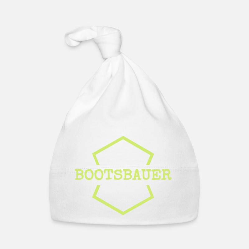Geschenk für Bootsbauer Baby Bio-Mütze