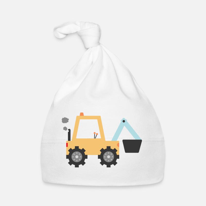 Yellow Digger Organic Baby Cap