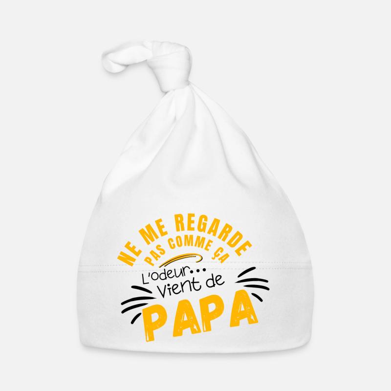 Ne Me Regarde Pas Comme ça -Humour Bébé Bonnet bio Bébé