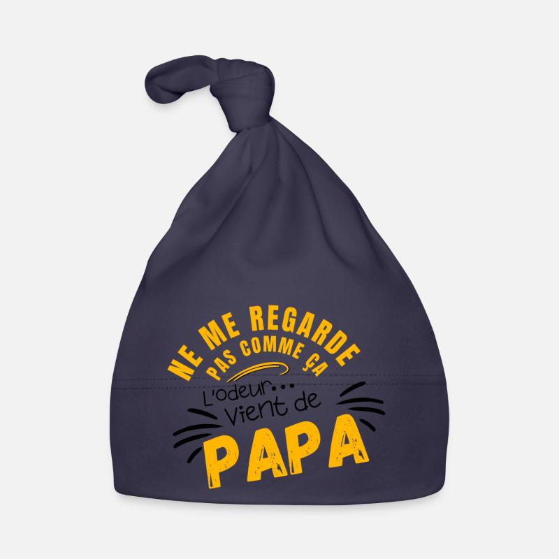 Ne Me Regarde Pas Comme ça -Humour Bébé Bonnet bio Bébé