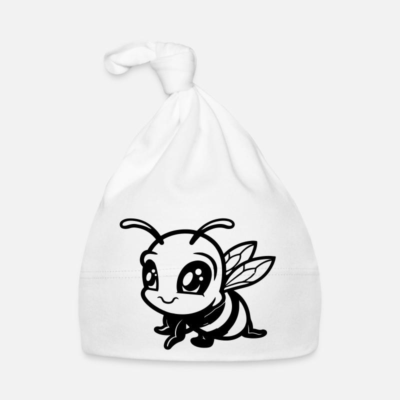 Bee Bumblebee Comic Organic Baby Cap