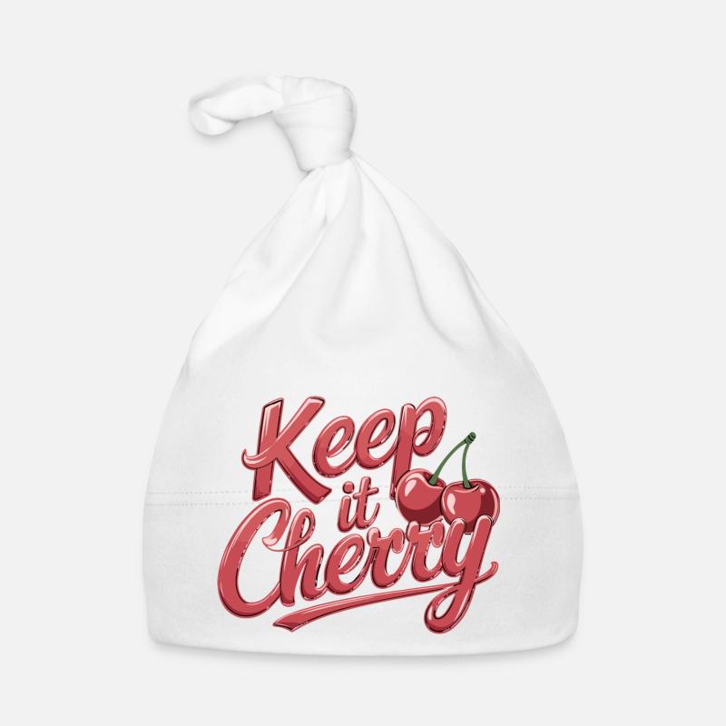 Keep It Cherry Kirschen für einen Kirschen Fans Baby Bio-Mütze