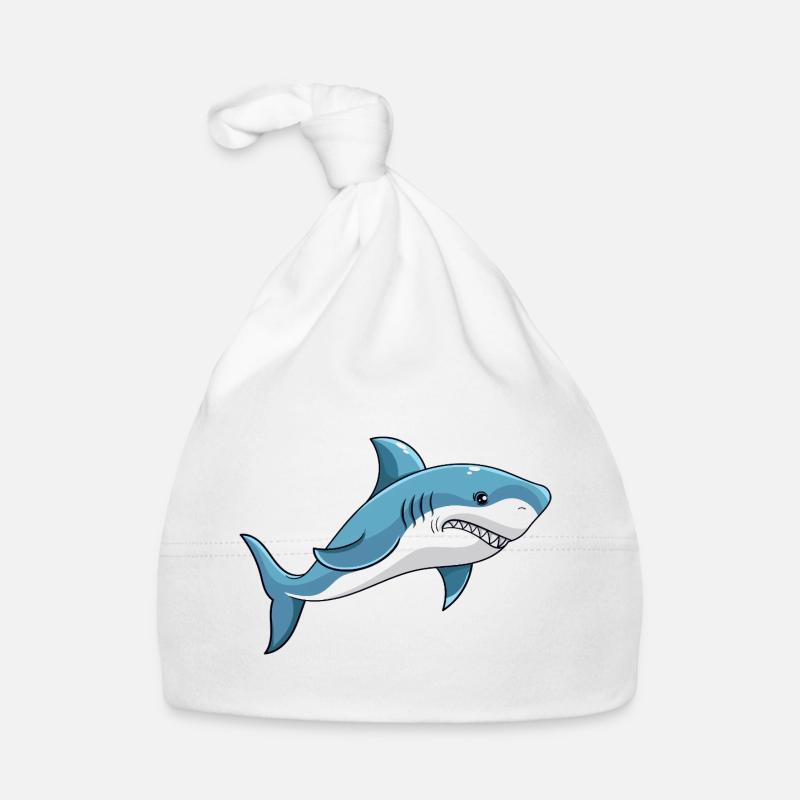 Requin requin aboyant grands requins blancs Bonnet bio Bébé
