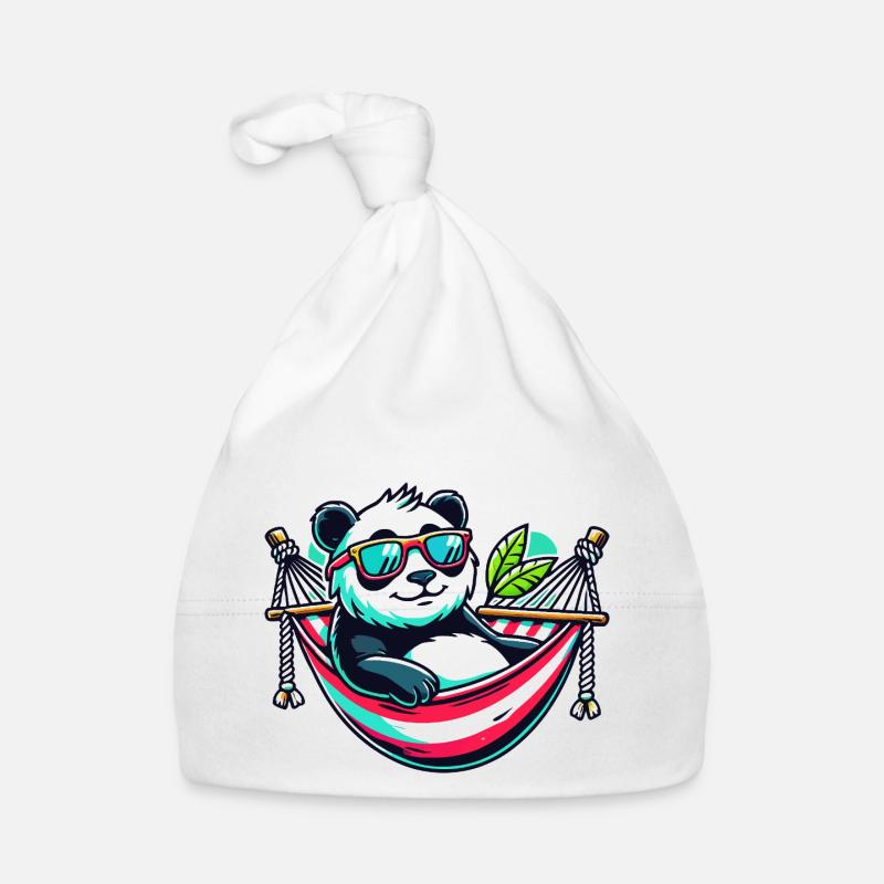 Panda Organic Baby Cap