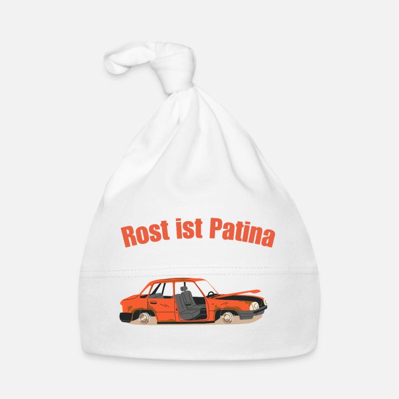 Rust is patina Organic Baby Cap