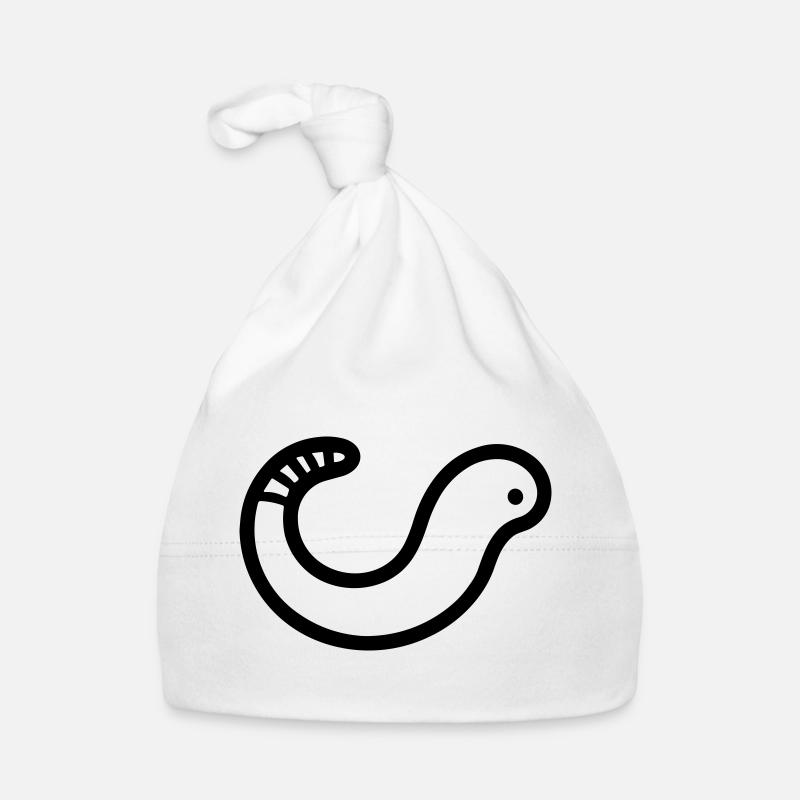 ver de terre Bonnet bio Bébé